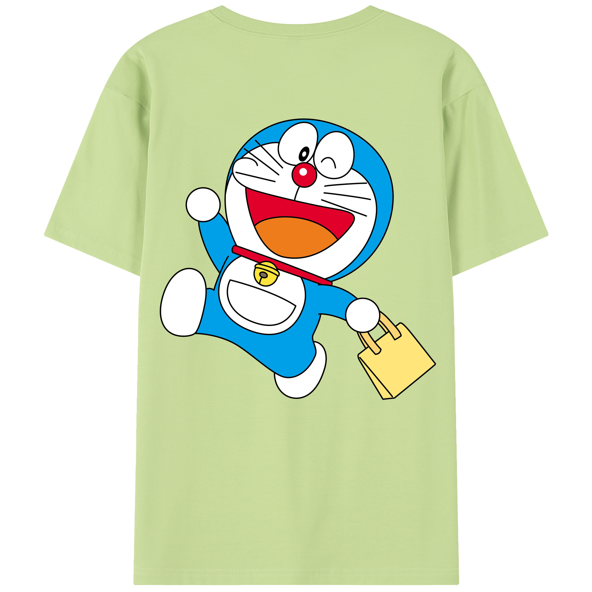 （画像用） ドラえもん Doraemon 綿100％半袖Tシャツ（背面プリント）